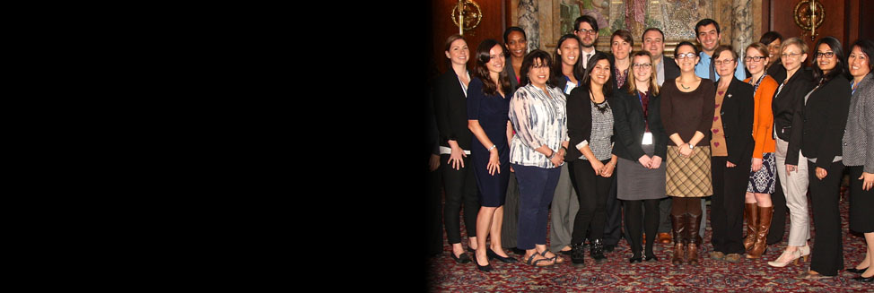 Photo of DC EPFP class of 2013-14 at Hill Day during Washington Policy Seminar