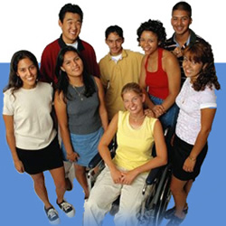 a group of young people